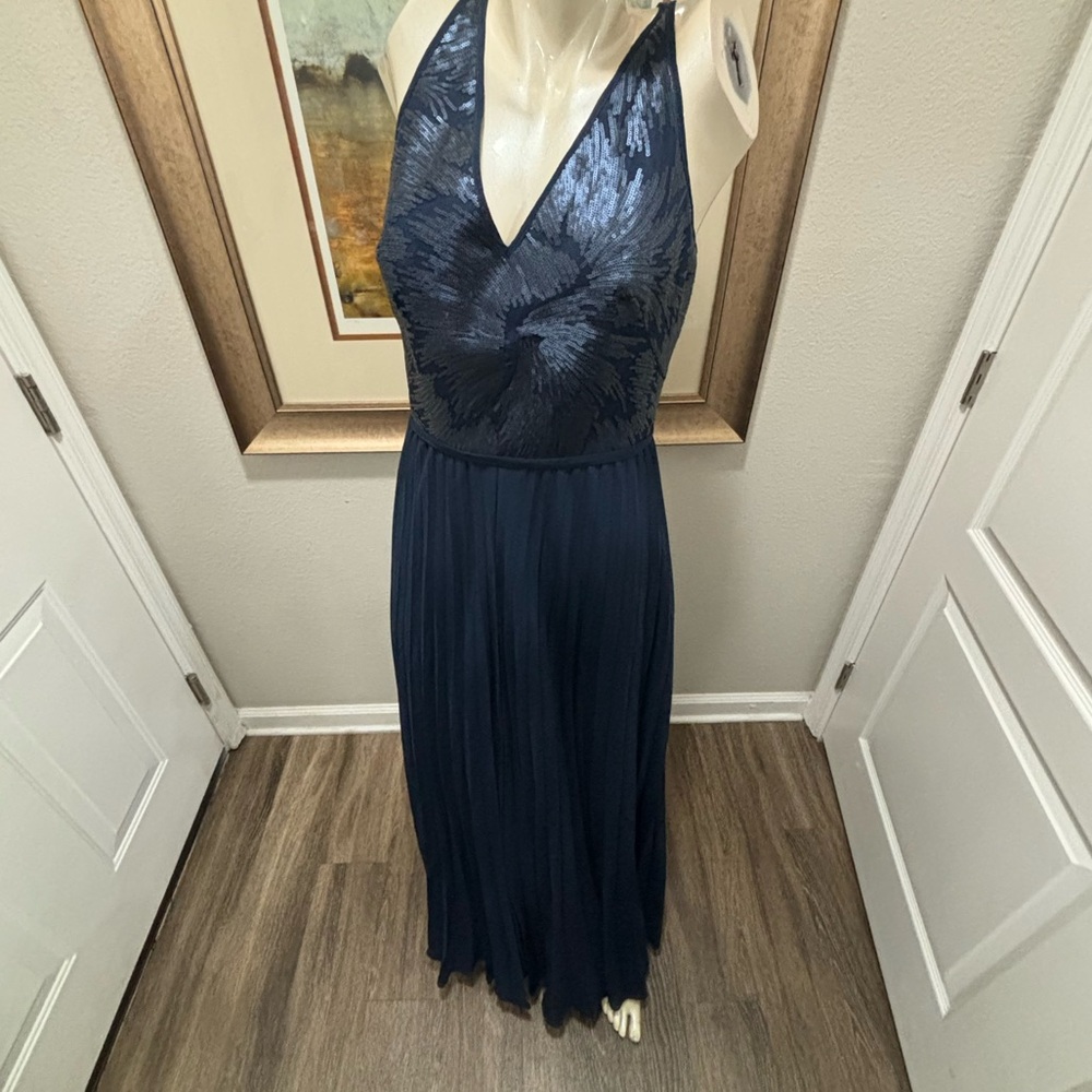 Marchesa Notte Dark Blue Gown Sz.6